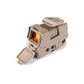 SIG Sauer ROMEO8T red dot sight flat dark earth front three-quarter view from the left showing the window