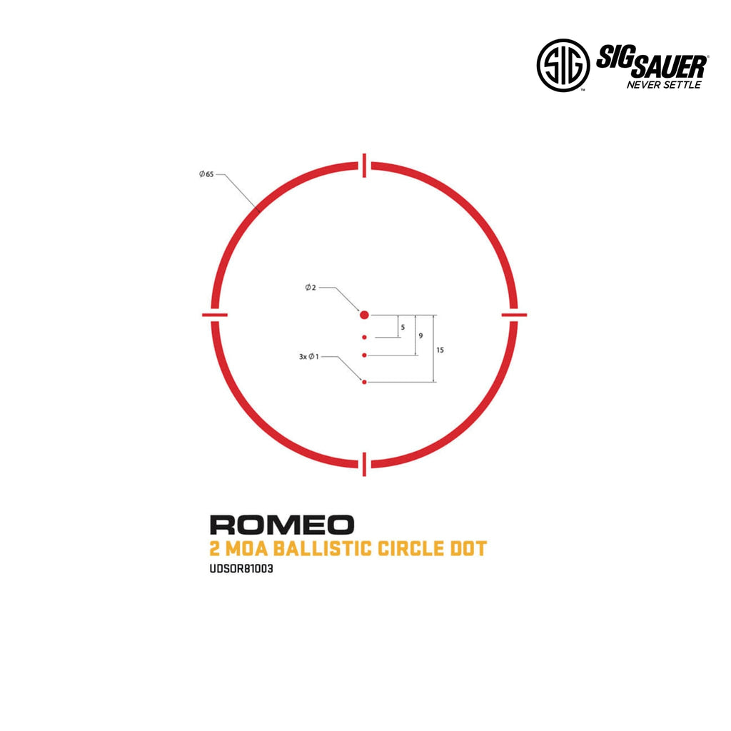 SIG Sauer ROMEO8T red dot sight in flat dark earth, close-up product view