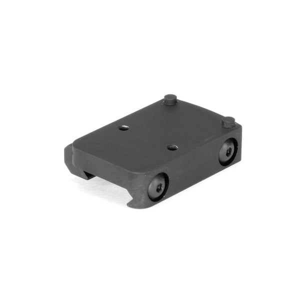 Trijicon RM33 RMR low Picatinny rail mount front three-quarter view