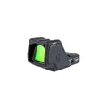 Trijicon RMR HD 55 MOA circle 1 MOA dot red dot sight front three-quarter view showing the lens