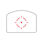 Trijicon RMR HD 55 MOA circle with 3.25 MOA dot reticle diagram
