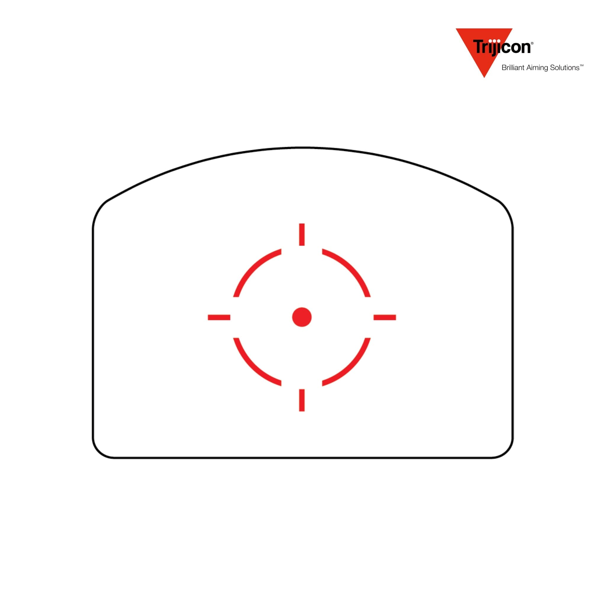Trijicon RMR HD Red Dot Sight 55 MOA Circle 3.25 MOA Dot Adjustable LED Reticle Red Dot Sight Trijicon 