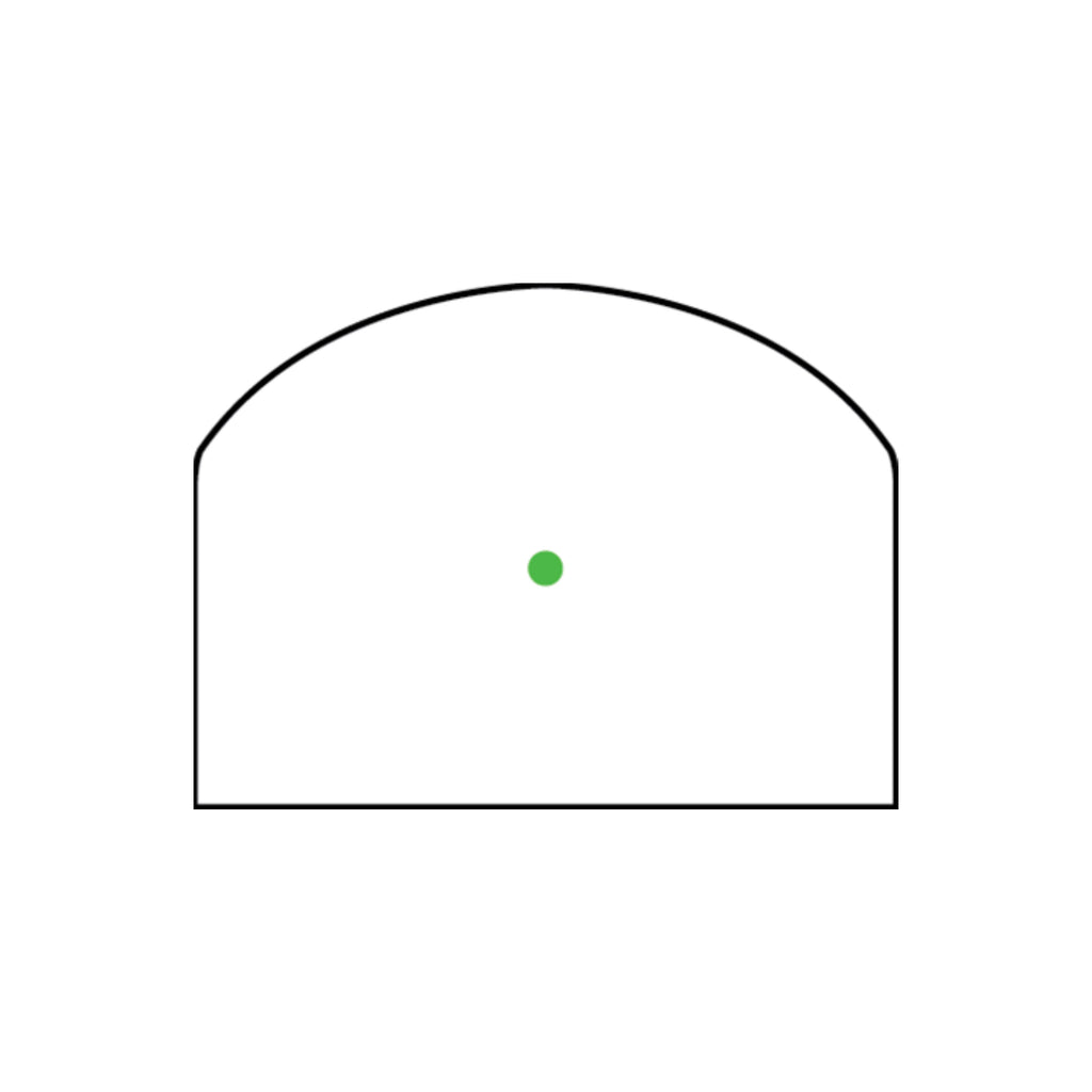 Trijicon RMR Type 2 3.25 MOA green dot reticle diagram
