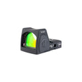 Trijicon RMR Type 2 1 MOA red dot sight front three-quarter view showing the lens