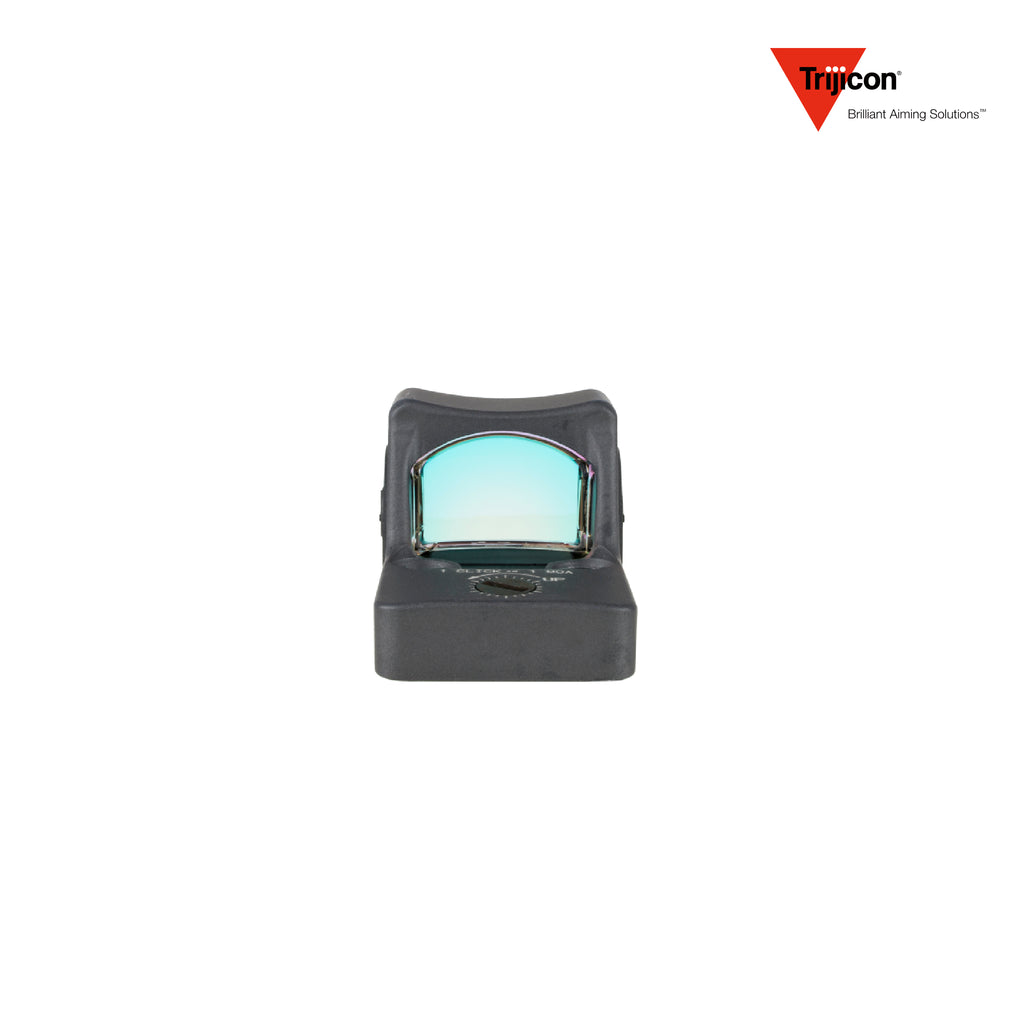 Trijicon RMR Type 2 red dot sight 1.0 MOA adjustable dot reticle in sniper gray, an open-emitter reflex optic for pistol use