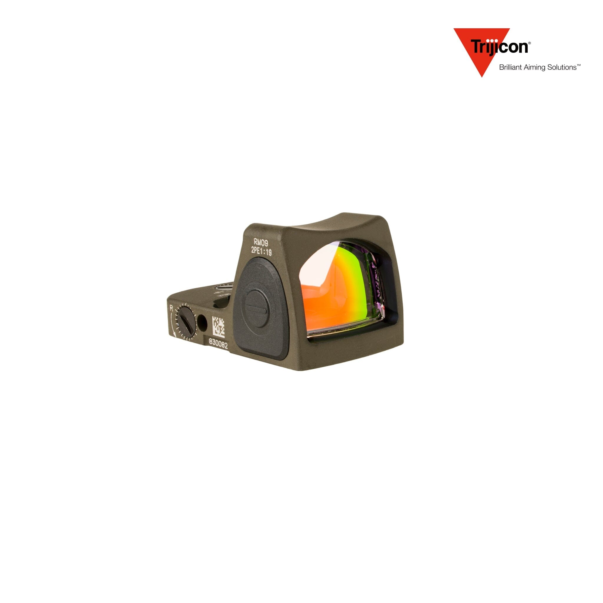 Trijicon RMR Type 2 Red Dot Sight 1.0 MOA Adjustable Dot Reticle Red Dot Sight Trijicon Olive Drab Green 