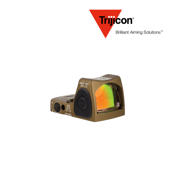 Trijicon RMR Type 2 red dot sight in coyote brown