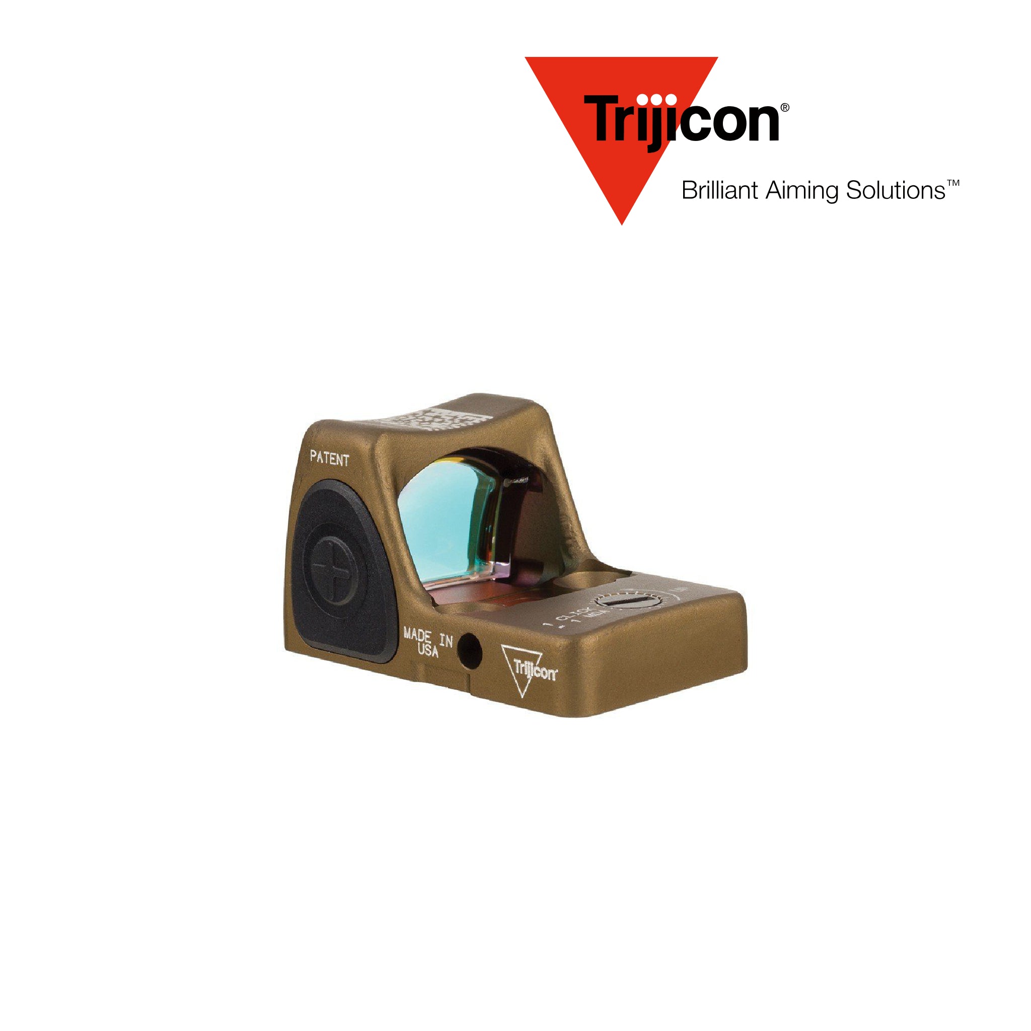 Trijicon RMR Type 2 red dot sight in coyote brown, additional product view