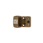 Trijicon RMR Type 2 3.25 MOA red dot sight coyote brown underside view showing the base