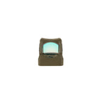 Trijicon RMR Type 2 3.25 MOA red dot sight olive drab green straight-on view showing the window