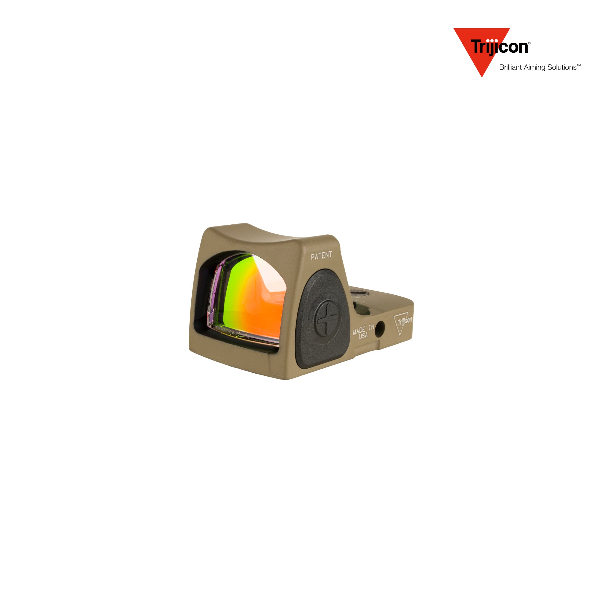Trijicon RMR Type 2 red dot sight 3.25 MOA adjustable dot reticle in flat dark earth, model RM06-C-700696
