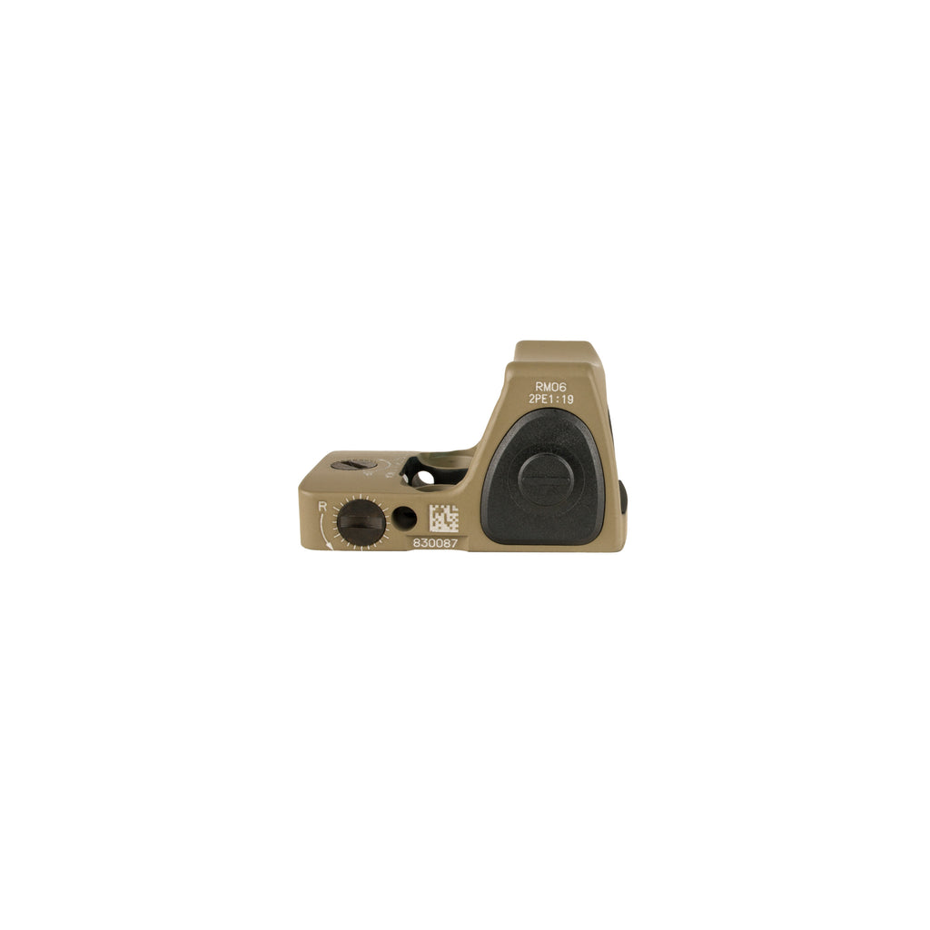 Trijicon RMR Type 2 3.25 MOA red dot sight flat dark earth side view from the right