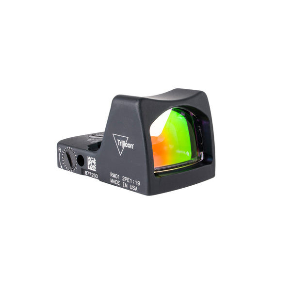 Trijicon RMR Type 2 3.25 MOA red dot sight angled front view from the other side