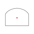 Trijicon RMR Type 2 red dot sight 3.25 MOA dot reticle diagram
