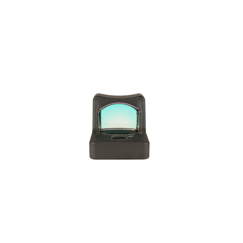 Trijicon RMR Type 2 3.25 MOA red dot sight sniper gray from behind showing the window