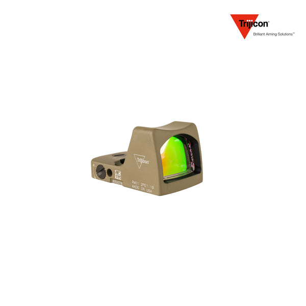 Trijicon RMR Type 2 red dot sight 3.25 MOA dot reticle in flat dark earth