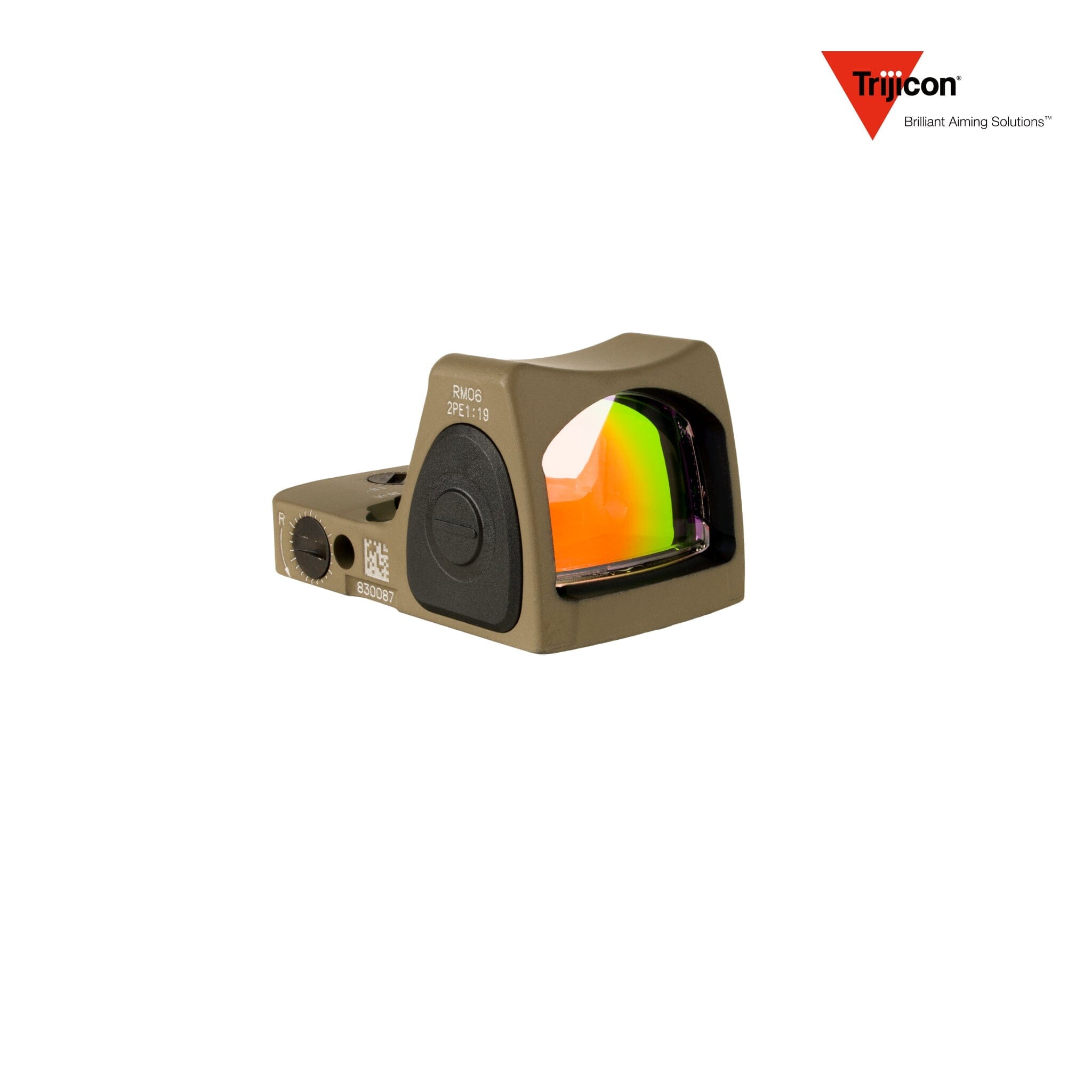 Trijicon RMR Type 2 Red Dot Sight 3.25 MOA Adjustable Dot Reticle Red Dot Sight Trijicon Tan 