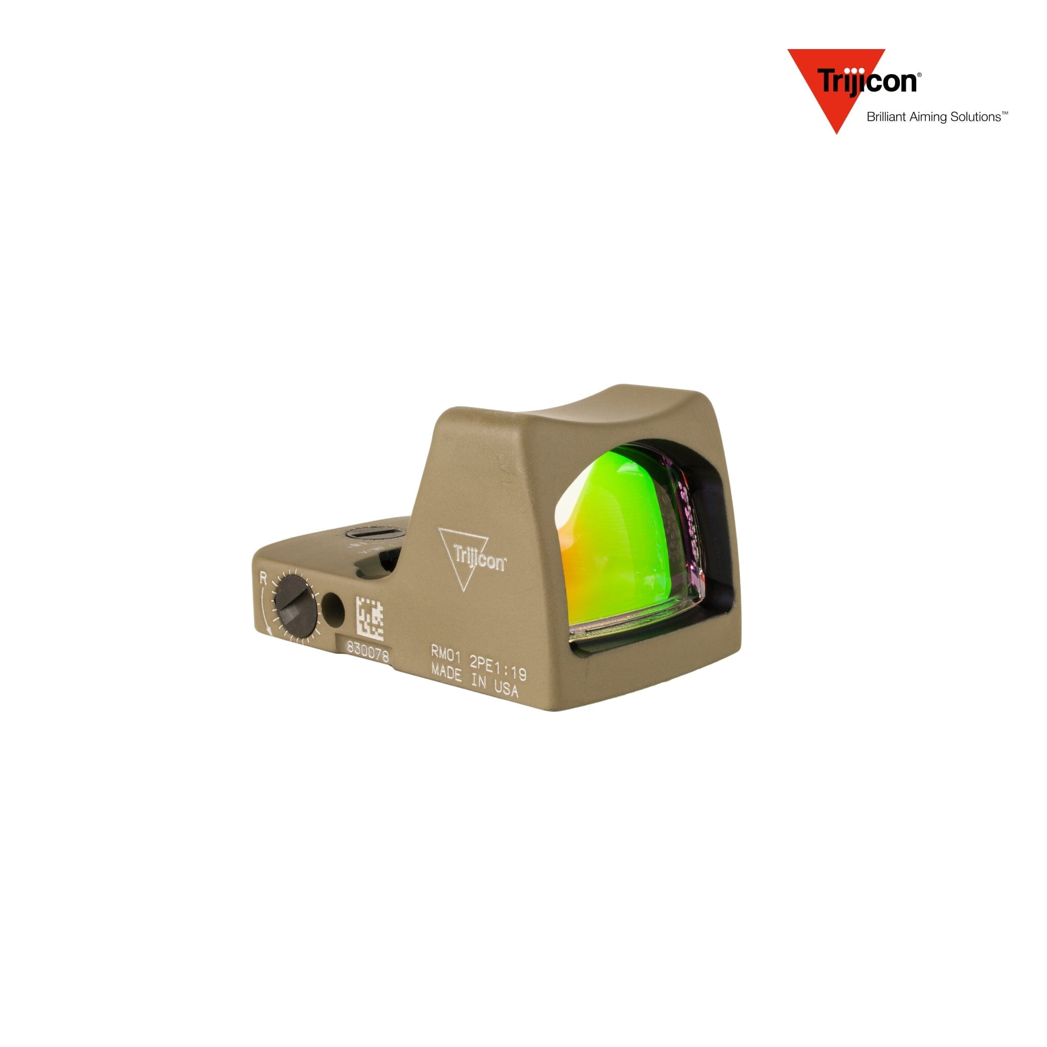 Trijicon RMR Type 2 Red Dot Sight 3.25 MOA Dot Reticle Red Dot Sight Trijicon Tan 