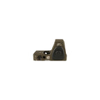 Trijicon RMR Type 2 6.5 MOA red dot sight olive drab green side view from the right