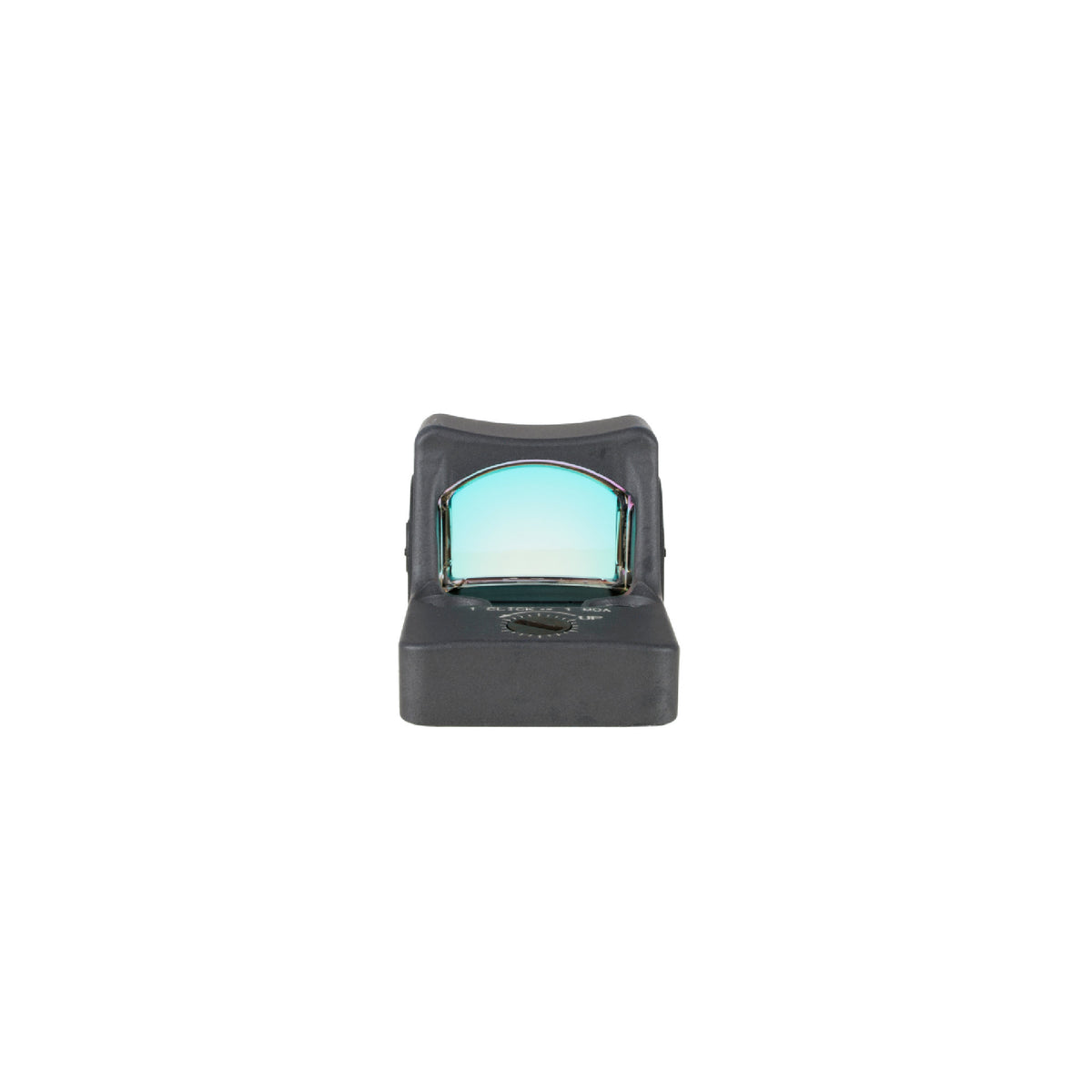 Trijicon RMR Type 2 6.5 MOA red dot sight sniper gray straight-on view showing the window