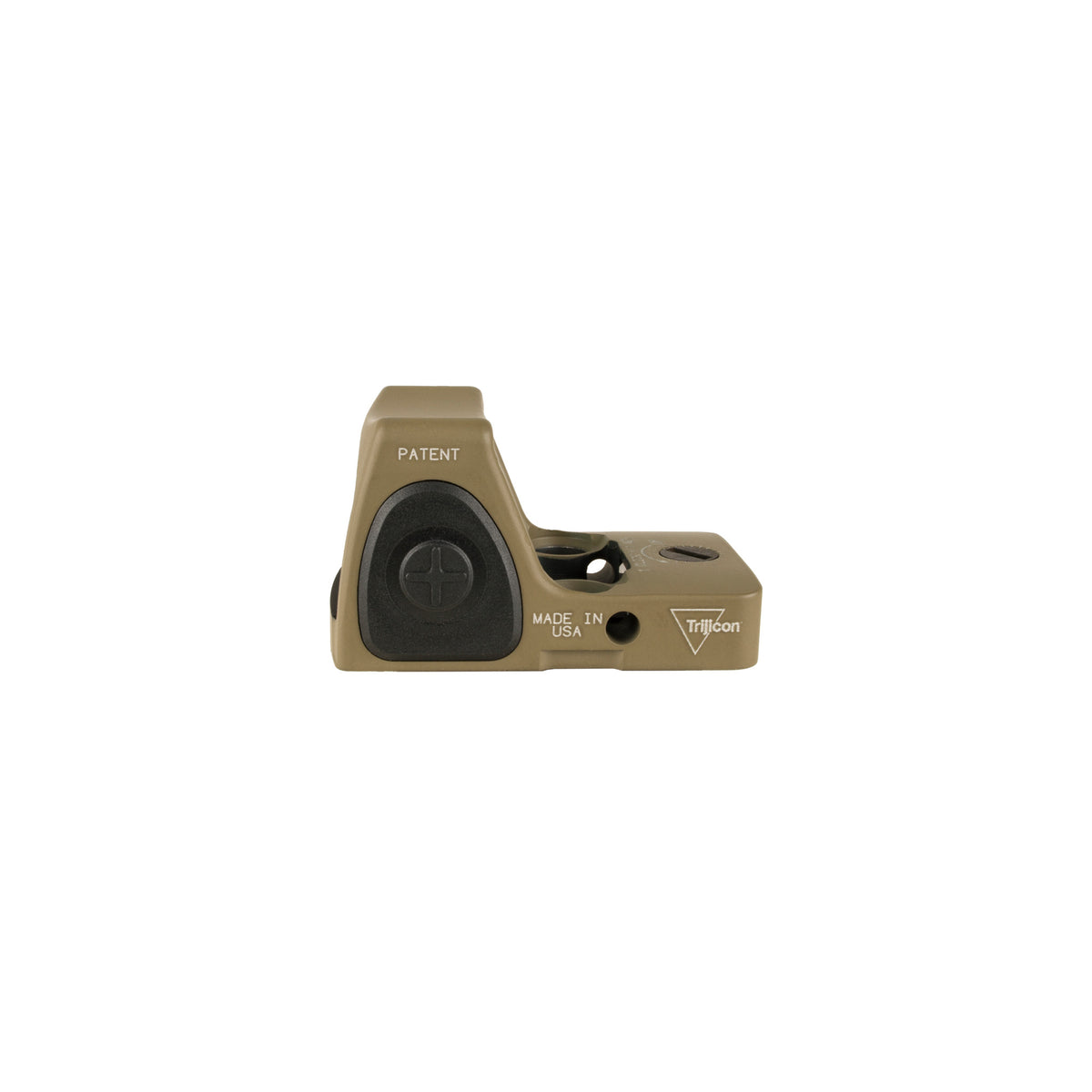 Trijicon RMR Type 2 6.5 MOA red dot sight flat dark earth side view