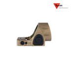 Trijicon SRO red dot sight 1.0 MOA in coyote brown, an open-emitter reflex optic for pistol use