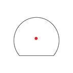 Trijicon SRO 5 MOA red dot reticle diagram